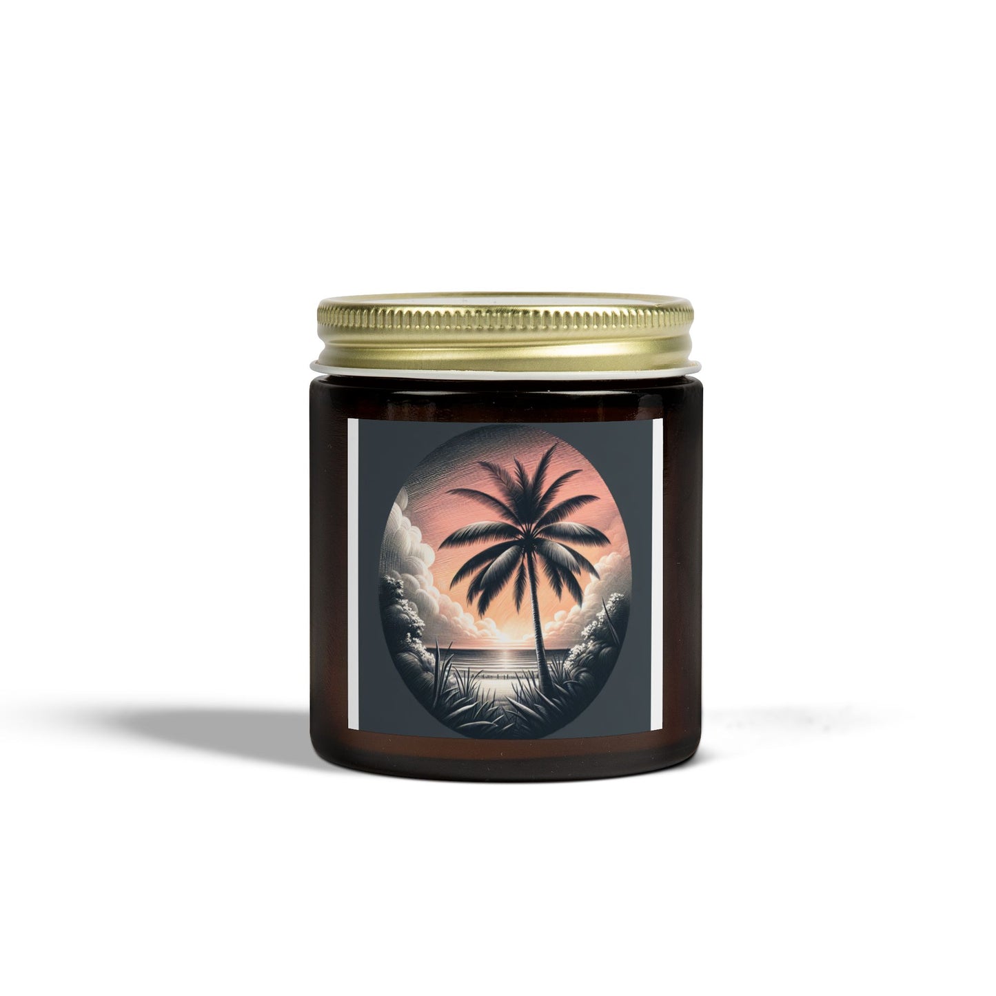 Scented Coconut Apricot Candles (4oz, 9oz)